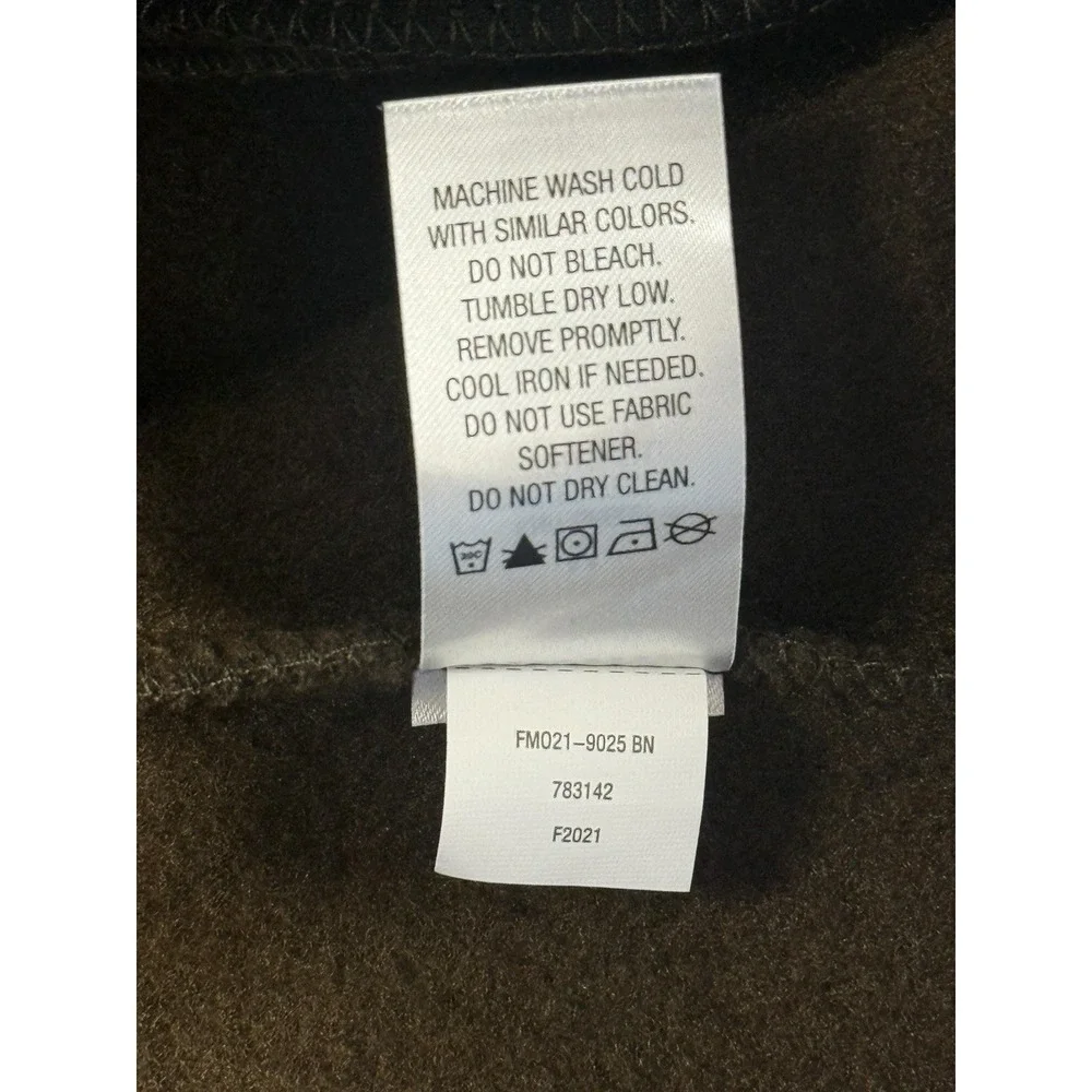 RIDGECUT Mens Medium Work Jacket Full Zip Fleece Lined Durable Brown NEW